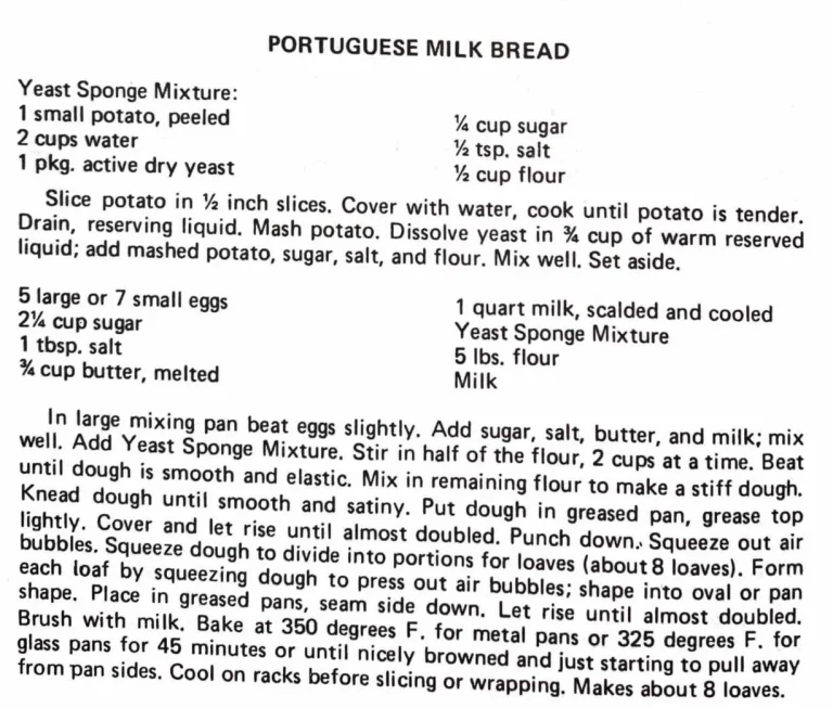 Portuguese Milk Bread