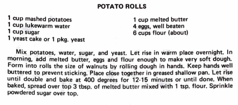 Potato Rolls