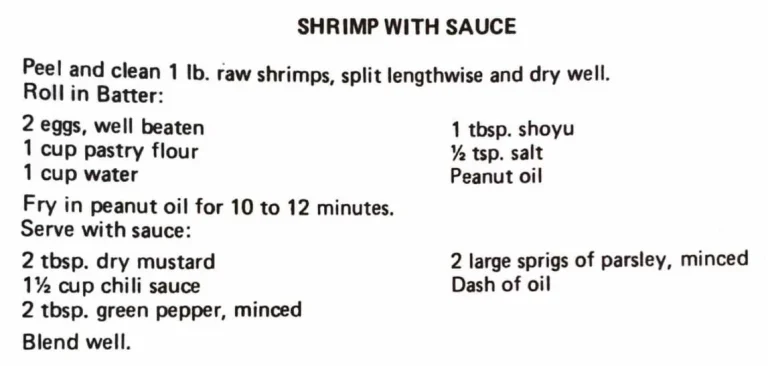 Shrimp with Sauce