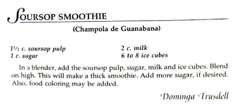 Soursop Smoothie