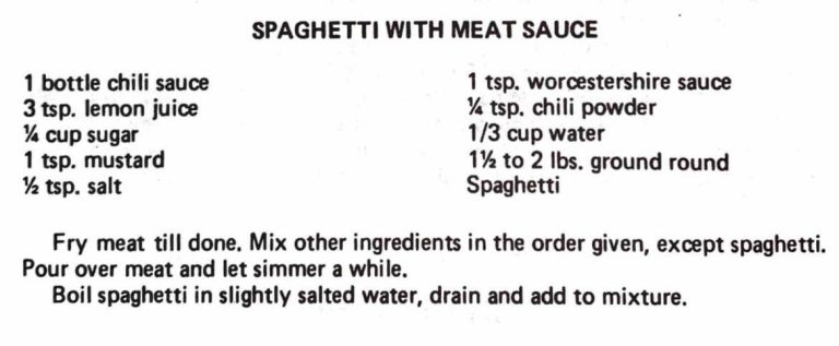 Spaghetti with Meat Sauce