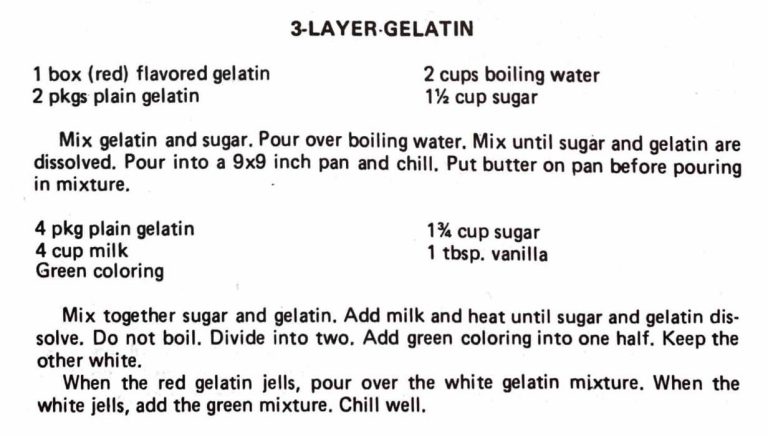 3-Layer Gelatin