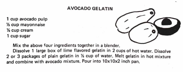 Avocado Gelatin