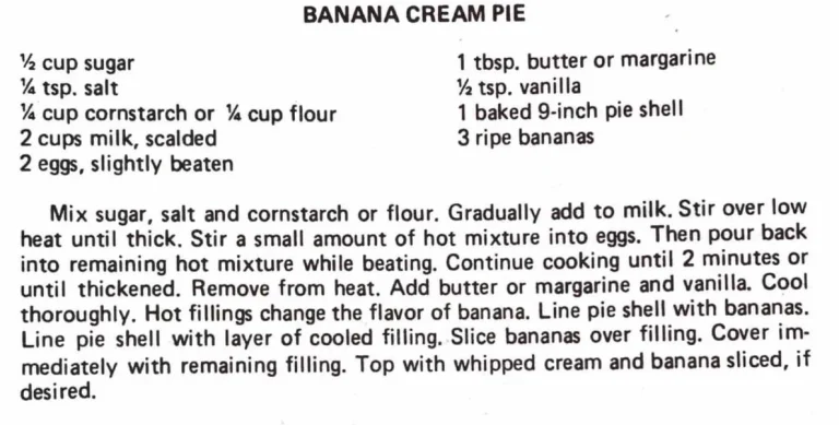 Banana Cream Pie