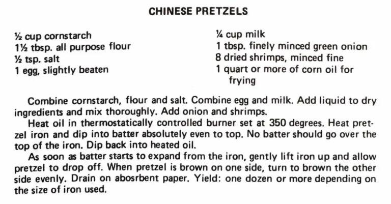 Chinese Pretzels