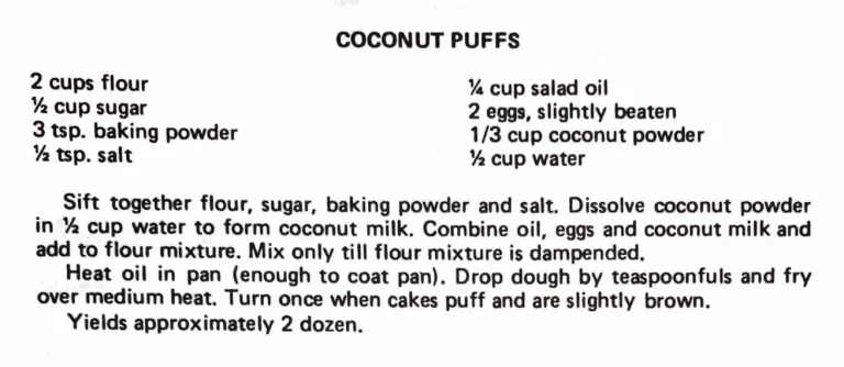 Coconut Puffs