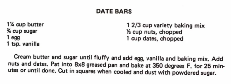 Date Bars