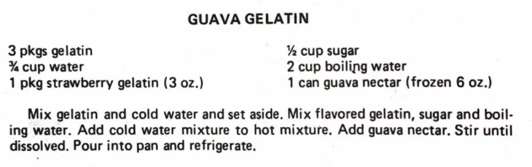Guava Gelatin