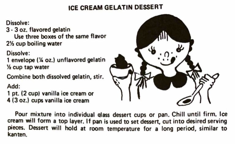 Ice Cream Gelatin