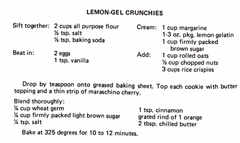 Lemon-Gel Crunchies