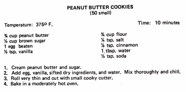 Peanut Butter Cookies (50 small)