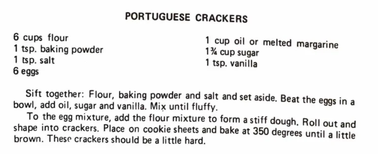 Portuguese Crackers