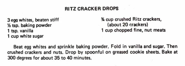 Ritz Cracker Drops