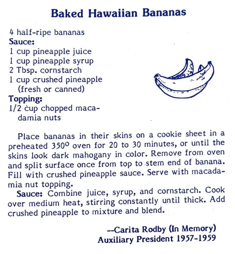 Baked Hawaiian Bananas