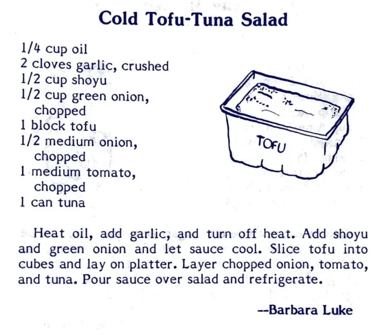 Cold Tofu-Tuna Salad
