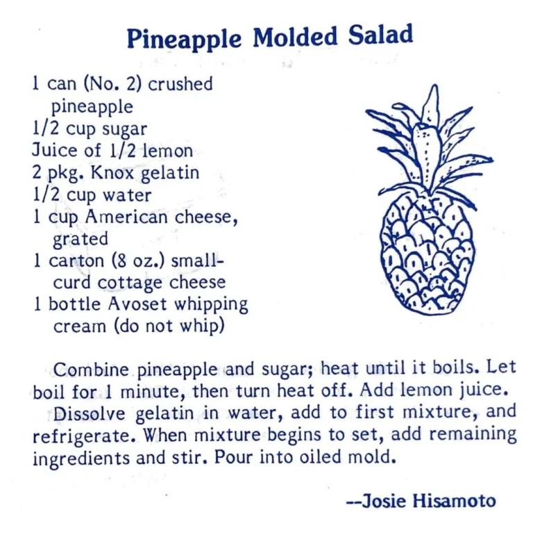 Pineapple Molded Salad