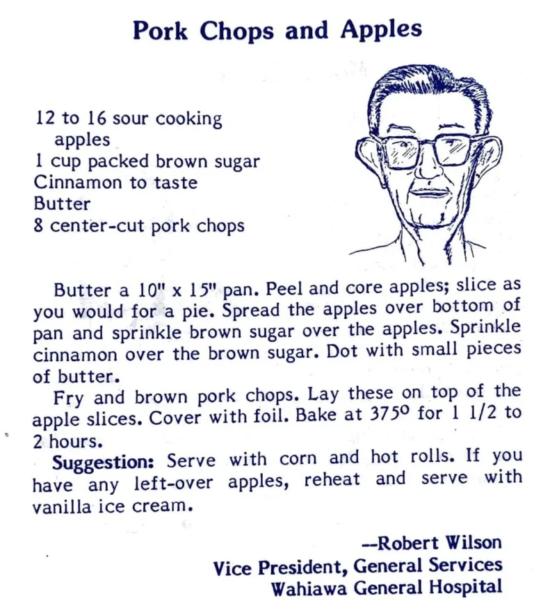 Pork Chops and Apples