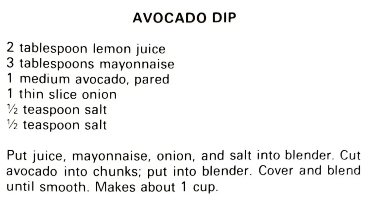 Avocado Dip