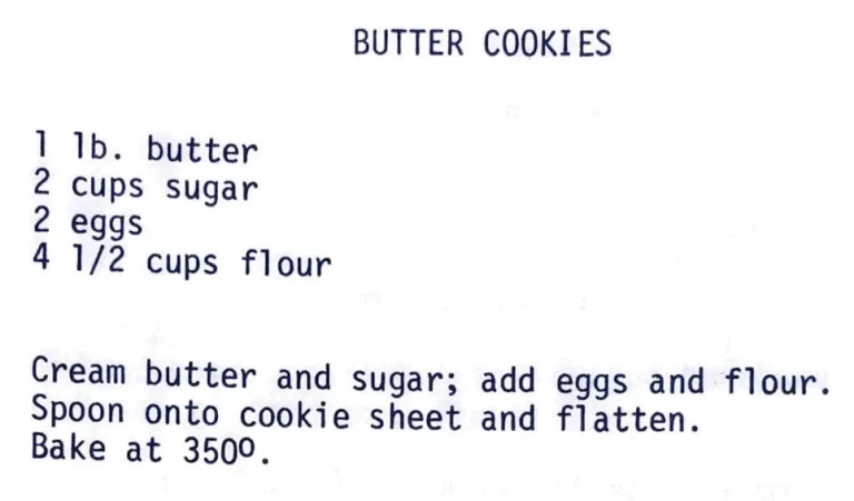 Butter Cookies