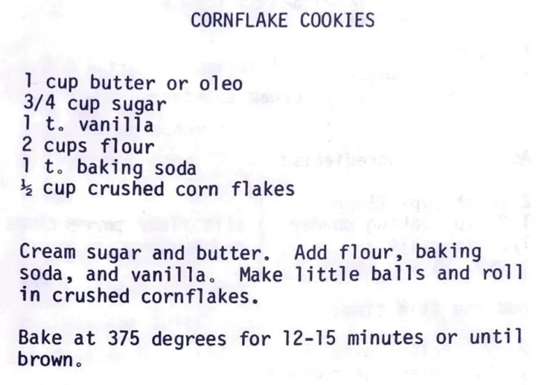 Cornflake Cookies