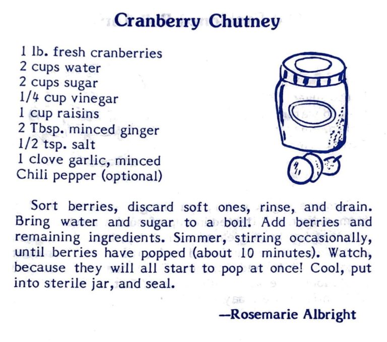 Cranberry Chutney