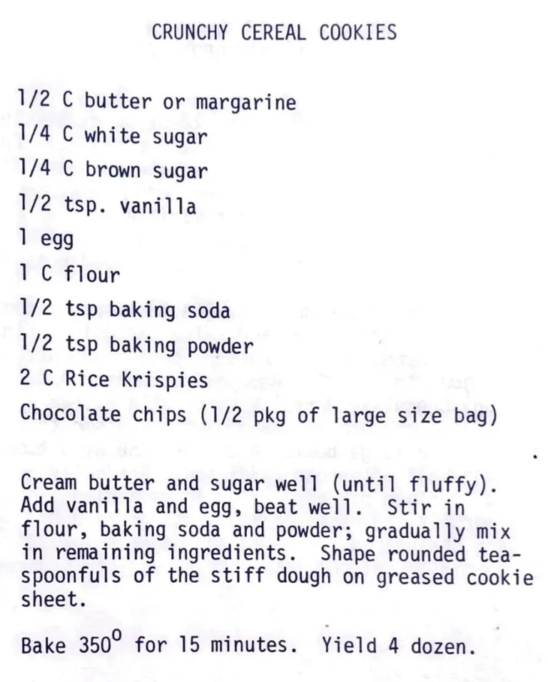 Crunchy Cereal Cookies (Copy)