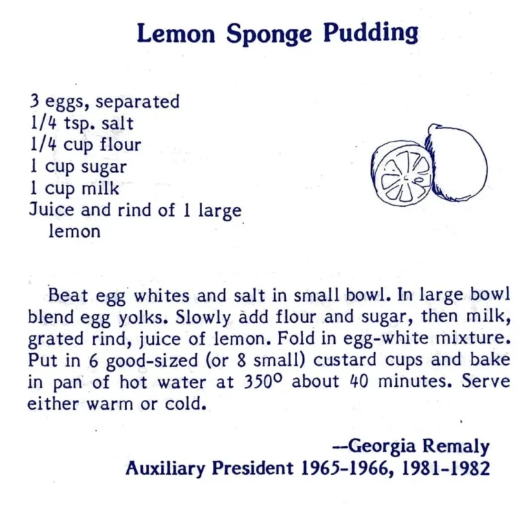Lemon Sponge Pudding