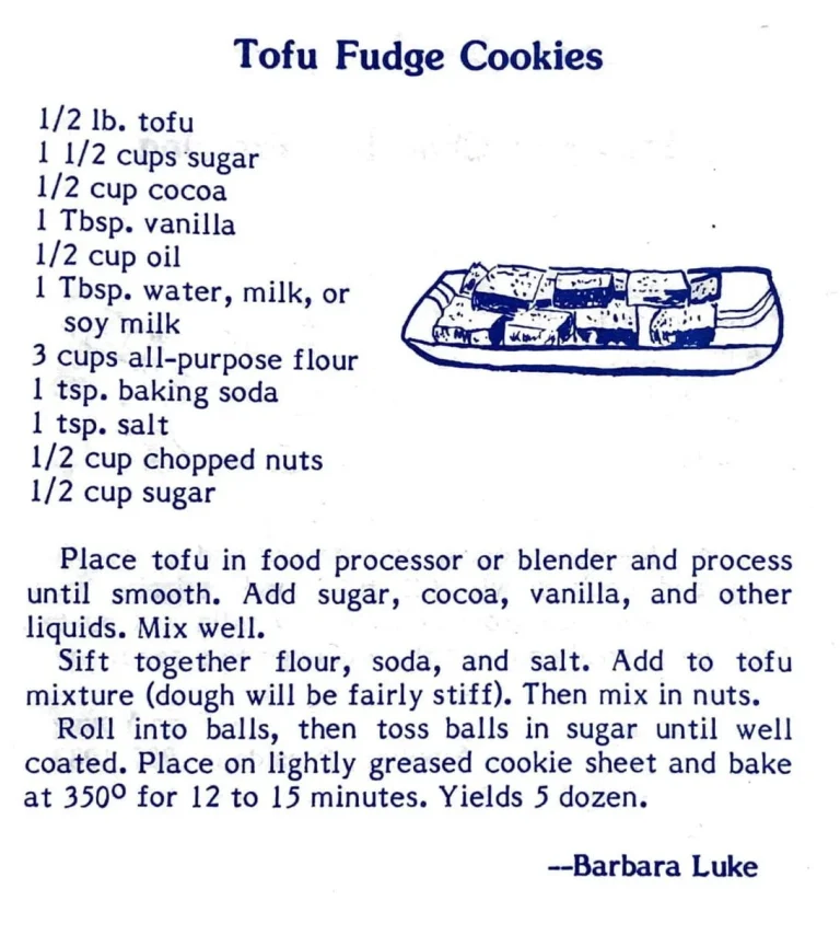Tofu Fudge Cookies