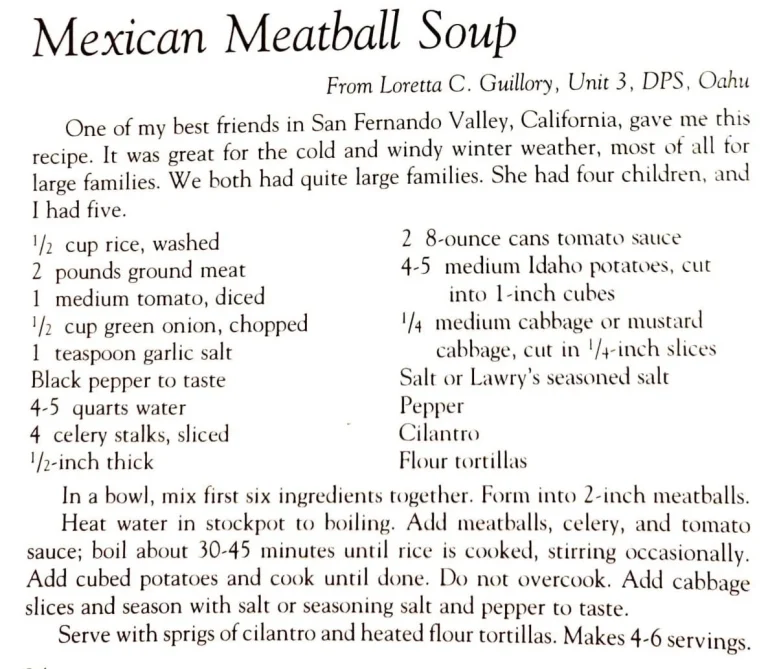 Mexican Meatball Soup