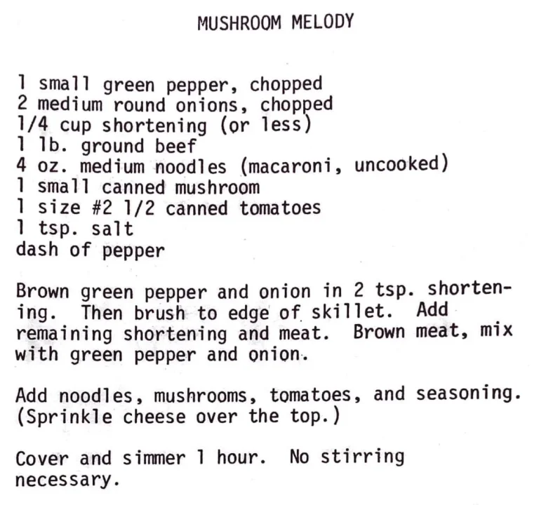 Mushroom Melody