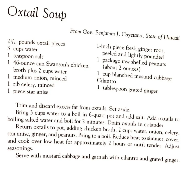 Oxtail Soup