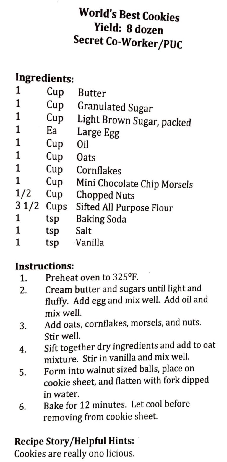 World’s Best Cookies