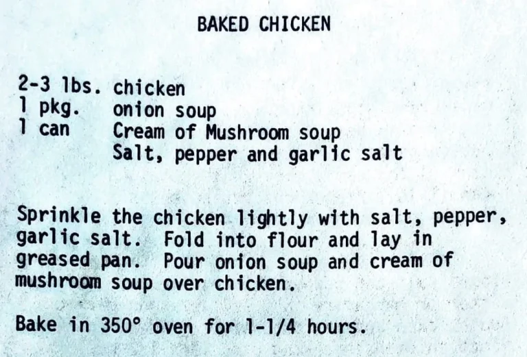 Baked Chicken