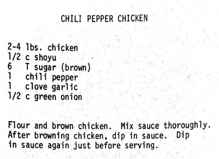Chili Pepper Chicken