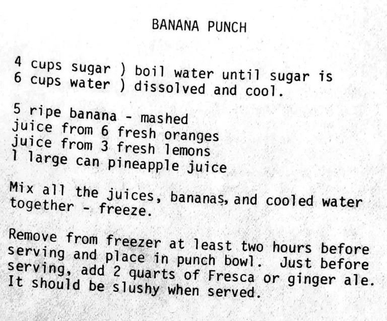 Banana Punch