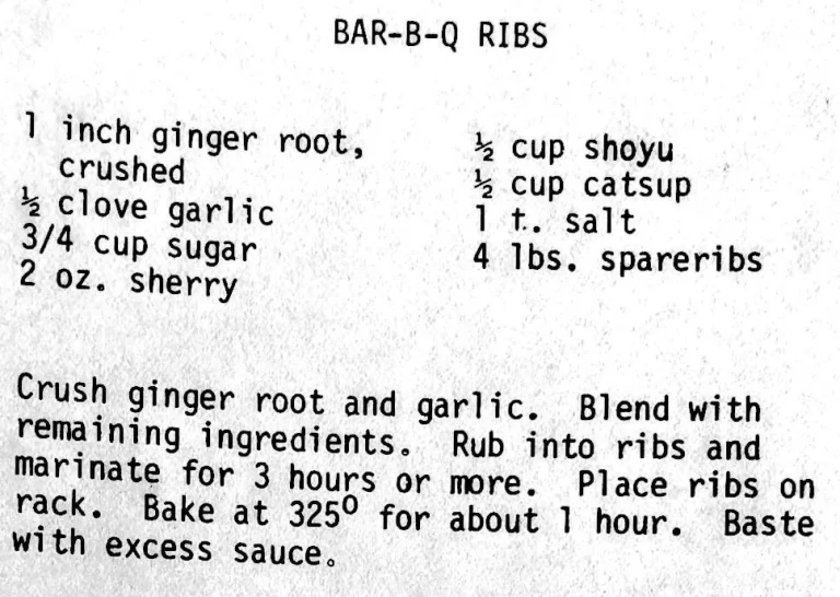 Bar-B-Q Ribs