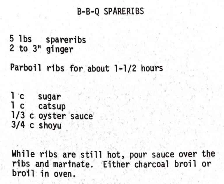 B-B-Q Spareribs