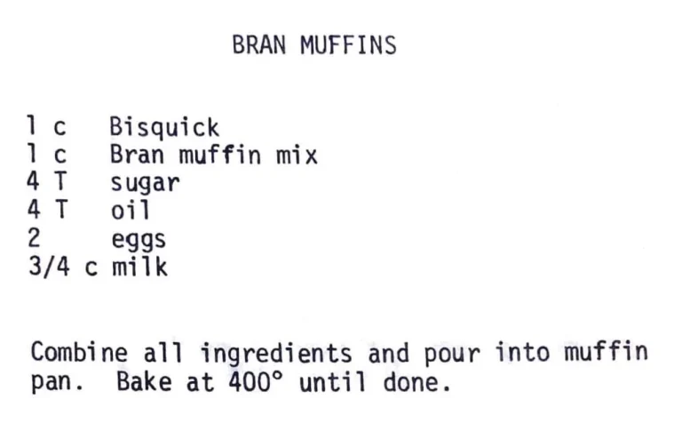 Bran Muffins
