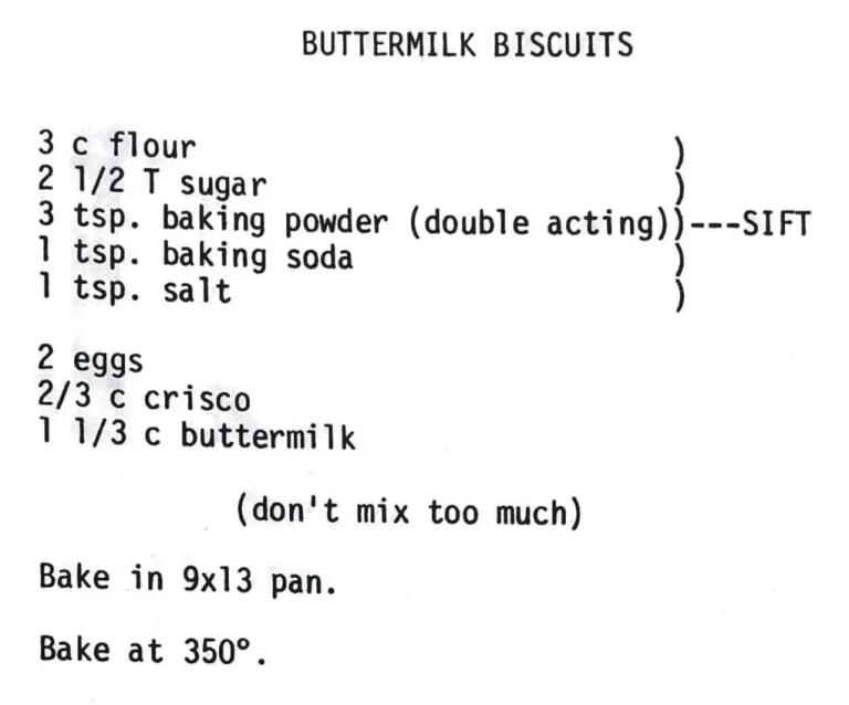 Buttermilk Biscuits