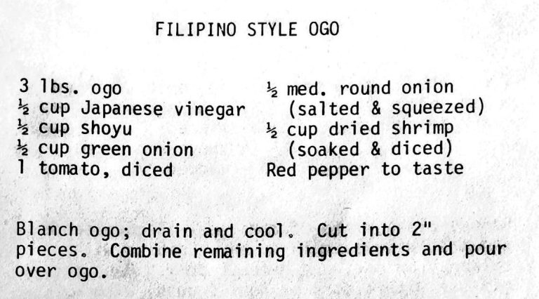 Filipino Style Ogo