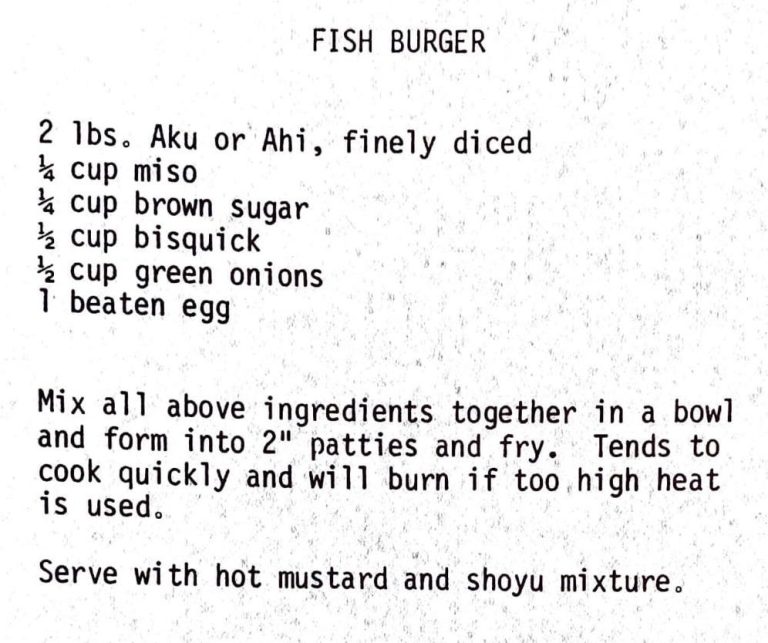 Fish Burger