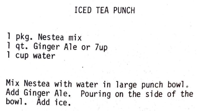 Iced Tea Punch