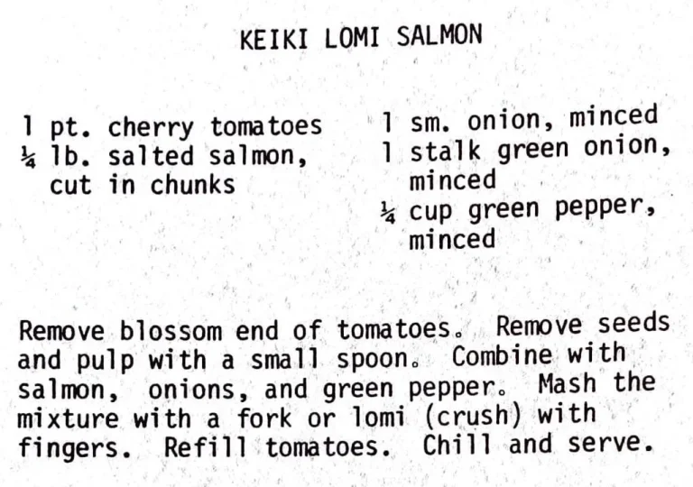 Keiki Lomi Salmon