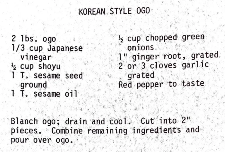 Korean Style Ogo