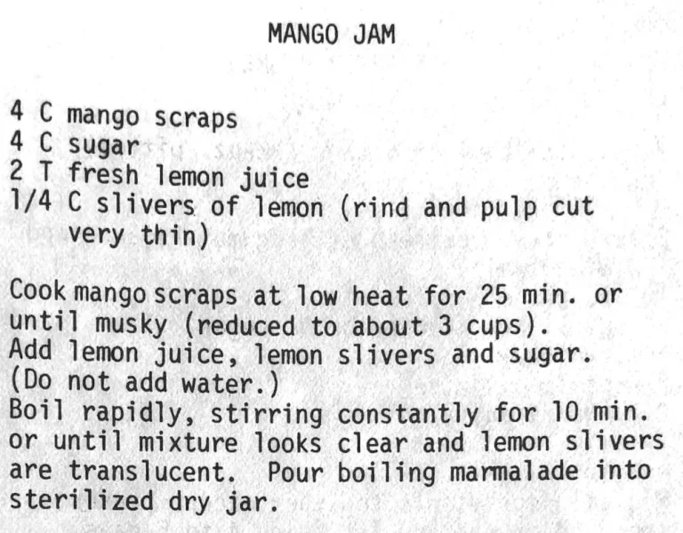 Mango Jam