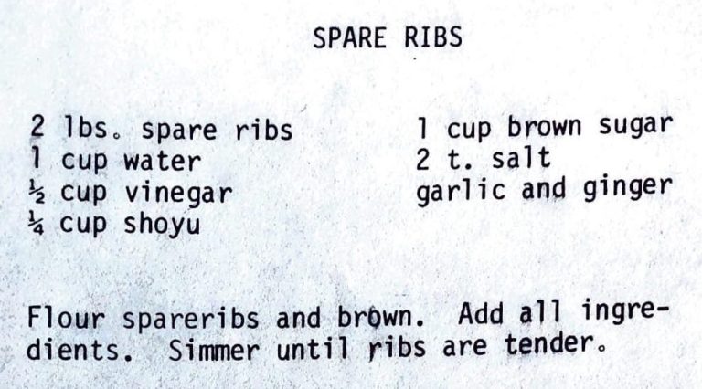Spare Ribs