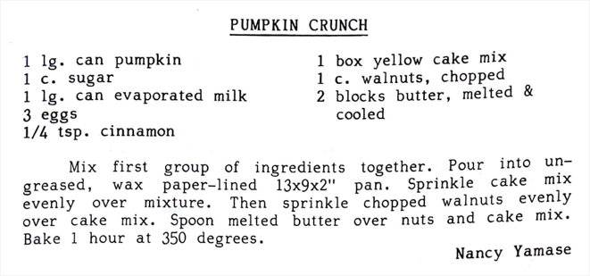 Pumpkin Crunch