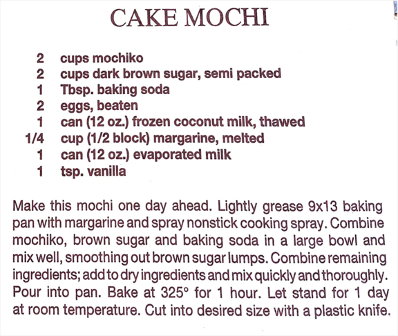 Cake Mochi