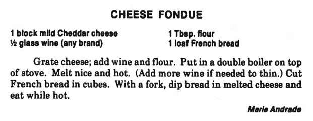 Cheese Fondue