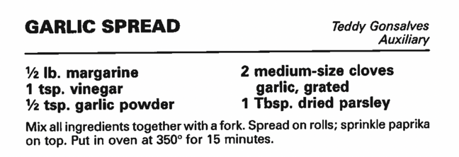 Garlic Spread